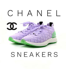 Load image into Gallery viewer, Brand New Chanel Fabric Sneakers Sz 39.5

